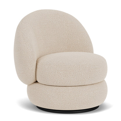 Alma Boucle Swivel Armchair
