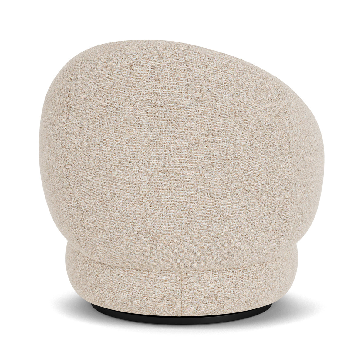 Alma Boucle Swivel Armchair