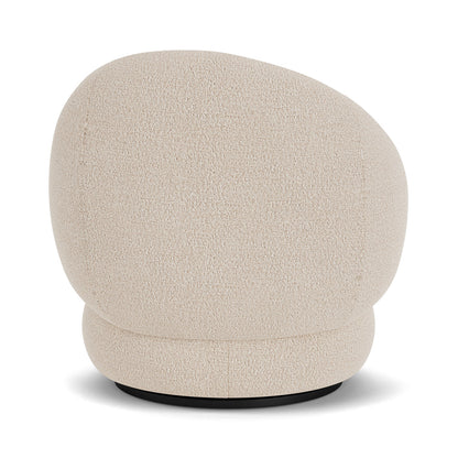 Alma Boucle Swivel Armchair