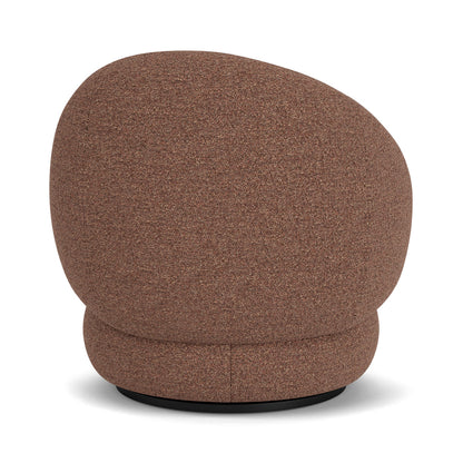 Alma Boucle Swivel Armchair