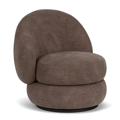 Alma Fabric Swivel Armchair