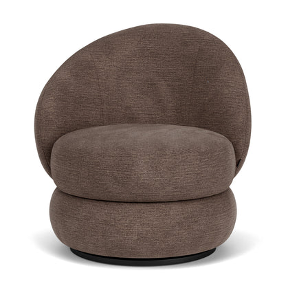 Alma Fabric Swivel Armchair