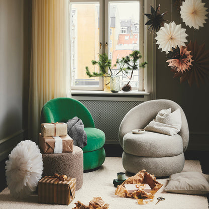 Alma Fabric Swivel Armchair