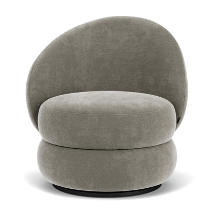 Alma Fabric Swivel Armchair