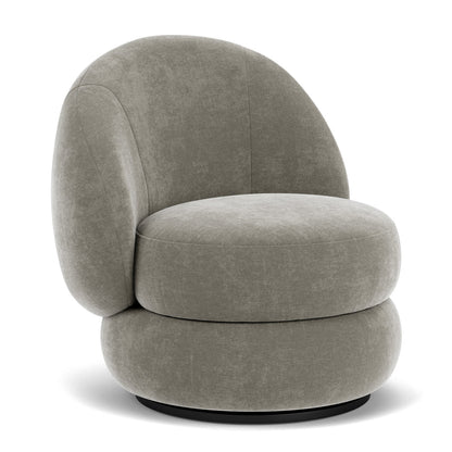 Alma Fabric Swivel Armchair
