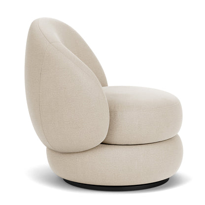 Alma Fabric Swivel Armchair