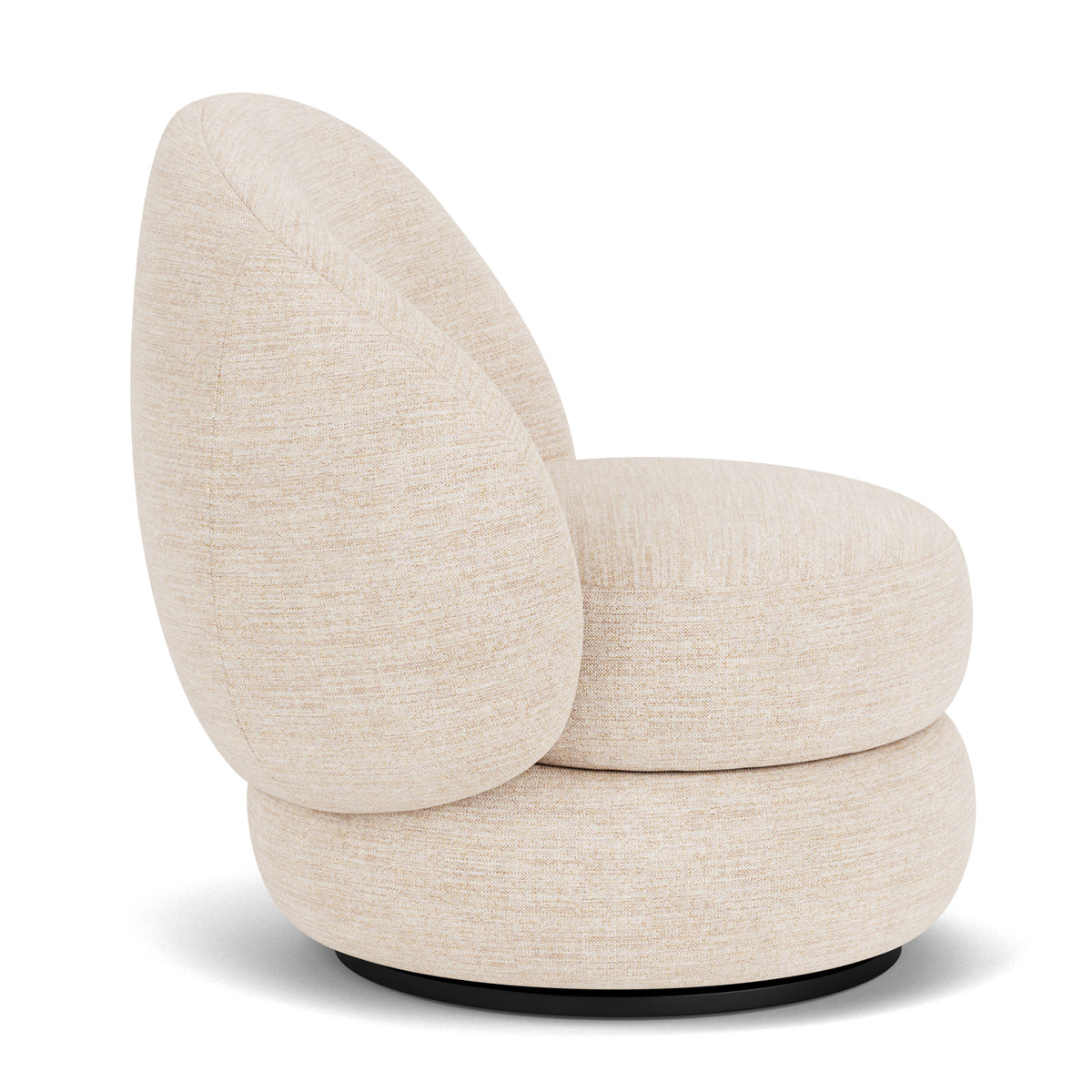 Alma Fabric Swivel Armchair