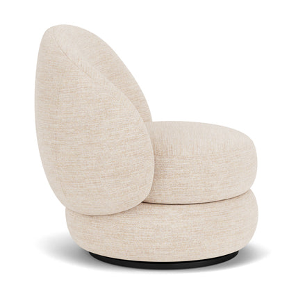 Alma Fabric Swivel Armchair