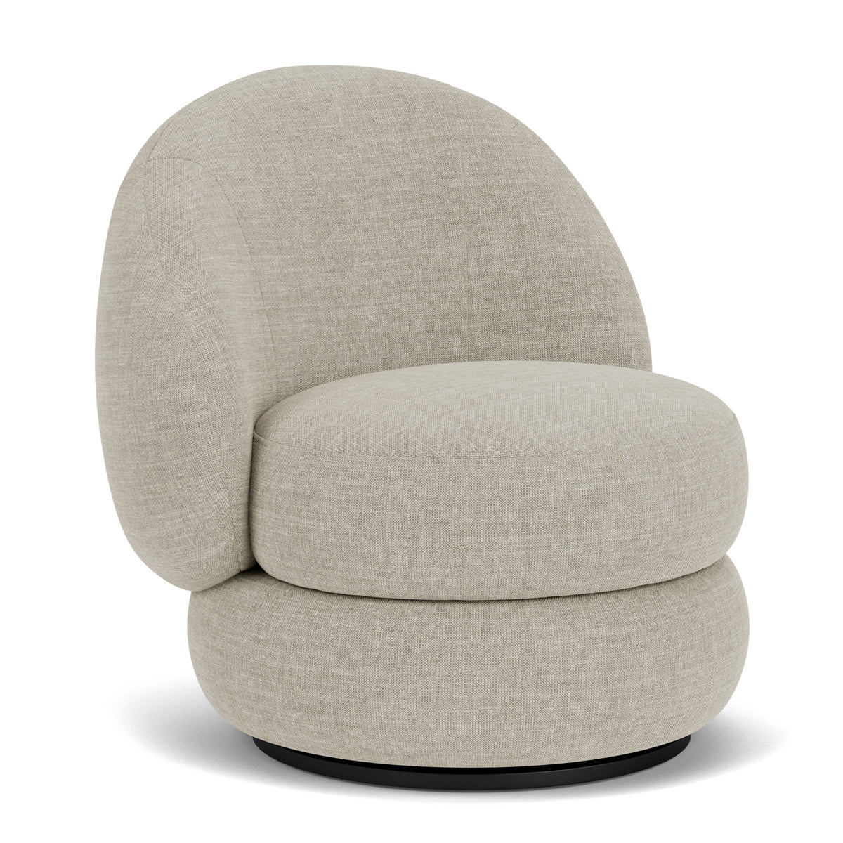Alma Fabric Swivel Armchair