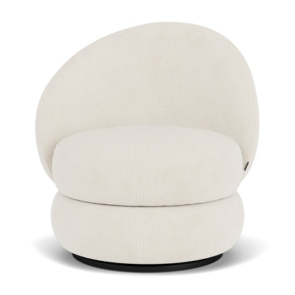 Alma Velvet Swivel Armchair