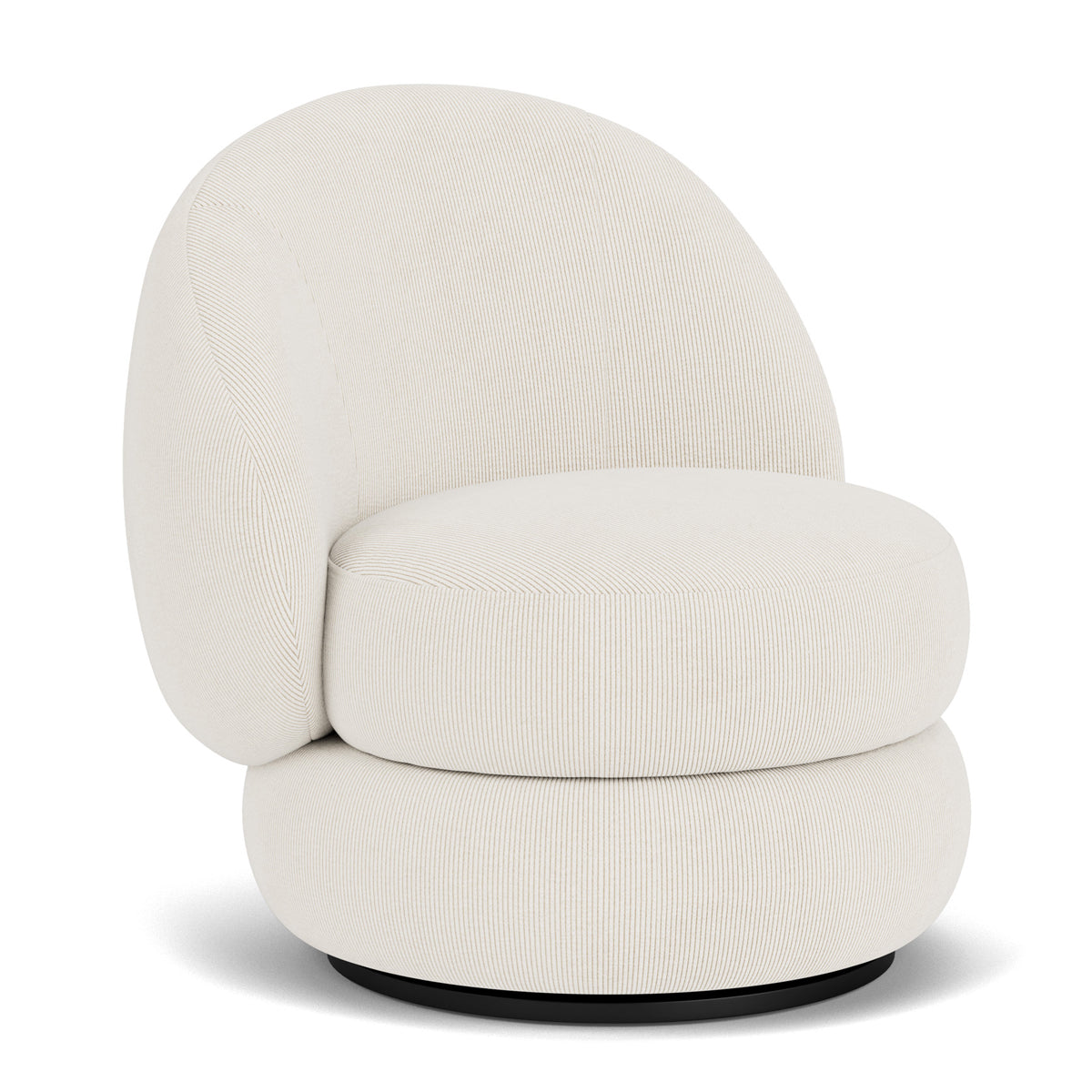 Alma Velvet Swivel Armchair