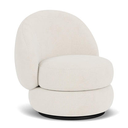 Alma Velvet Swivel Armchair