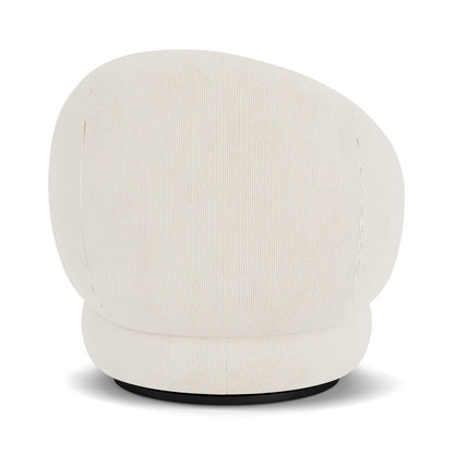 Alma Velvet Swivel Armchair