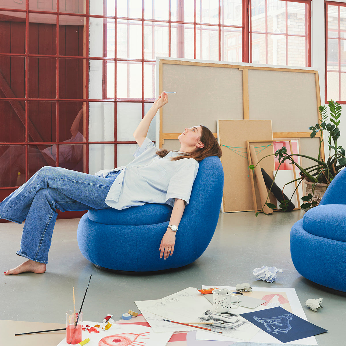 Babette Swivel Armchair