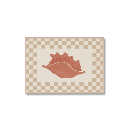 Check Seashell 2 Framed Print