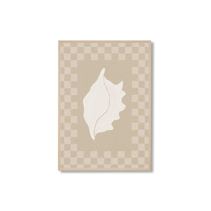 Check Seashell 2 Framed Print