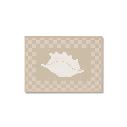 Check Seashell 2 Framed Print