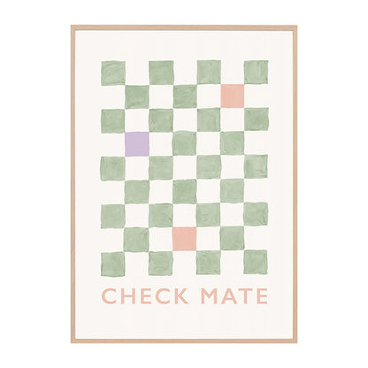 Check Mate Pistachio Print