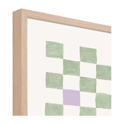 Check Mate Pistachio Print