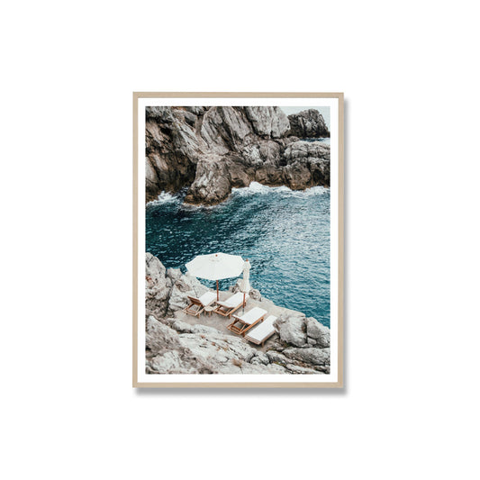 Coastal Rocks Framed Print