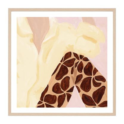 Daydreamer Yellow Art Print