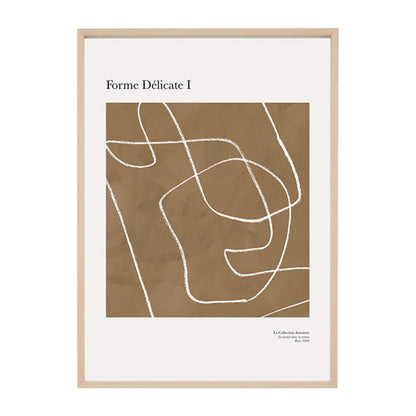 Delicate Contours 1 Framed Print
