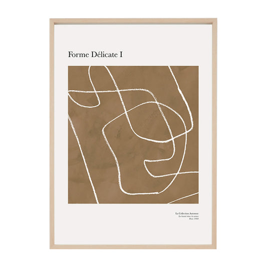 Delicate Contours 1 Framed Print