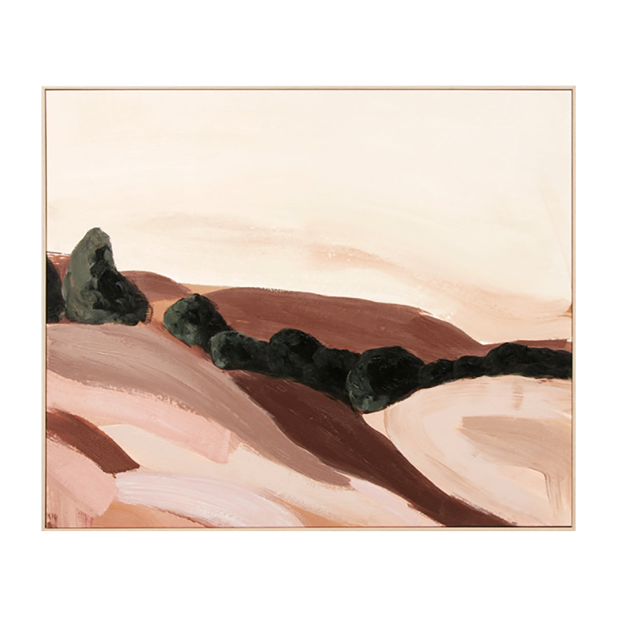 Desert Dawn Framed Canvas