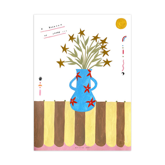 A Bouquet of Stars Print