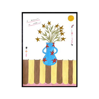 A Bouquet of Stars Print