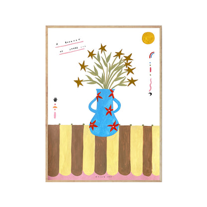 A Bouquet of Stars Print
