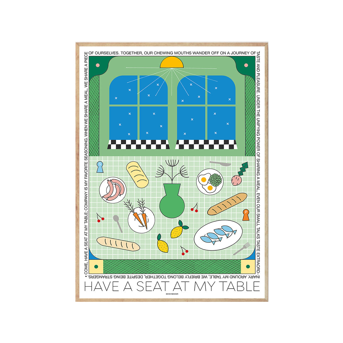 A Seat at my Table Print