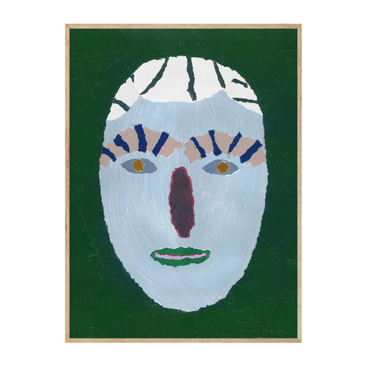 Bright Hair Portrait Print