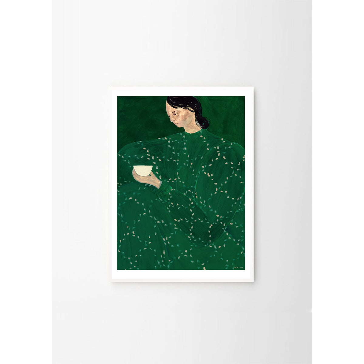Coffee Alone at Place De Clichy Print