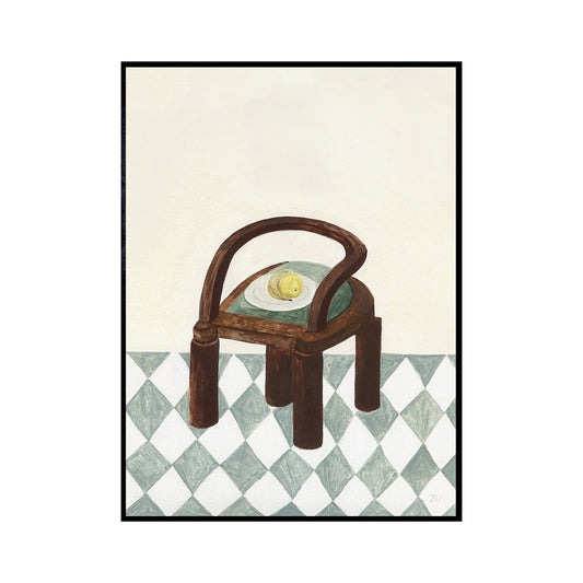 Chair With Fruit Print