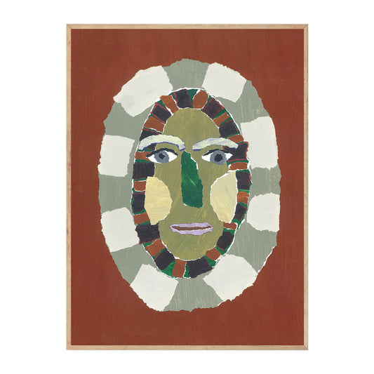 Collar Portrait Print