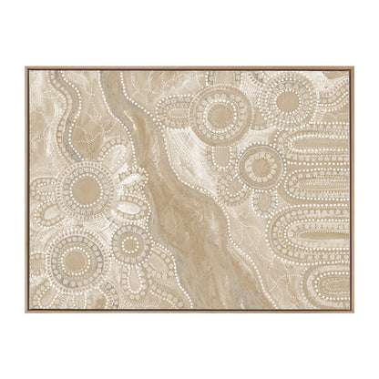 Bila III Neutral Landscape Art Print