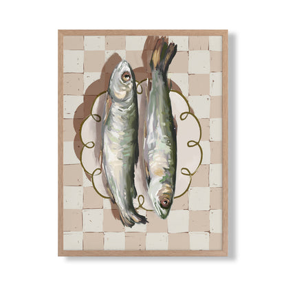 Catch of the Day Portrait Art Print