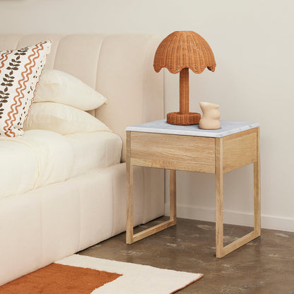 Avalon Marble Bedside Table