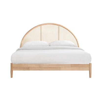 Avery Arch Rattan Double Bed (Natural)