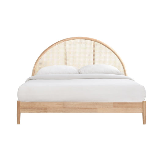 Avery Arch Rattan Double Bed (Natural)
