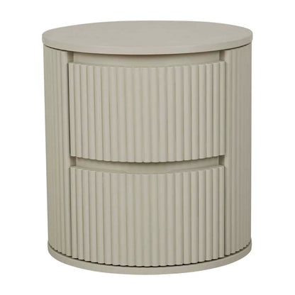Benjamin Ripple Round Bedside Table