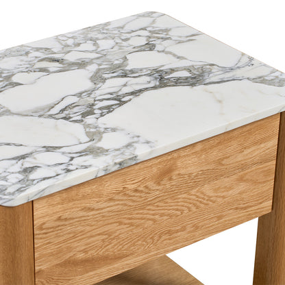 Camille Natural Stone Bedside Table