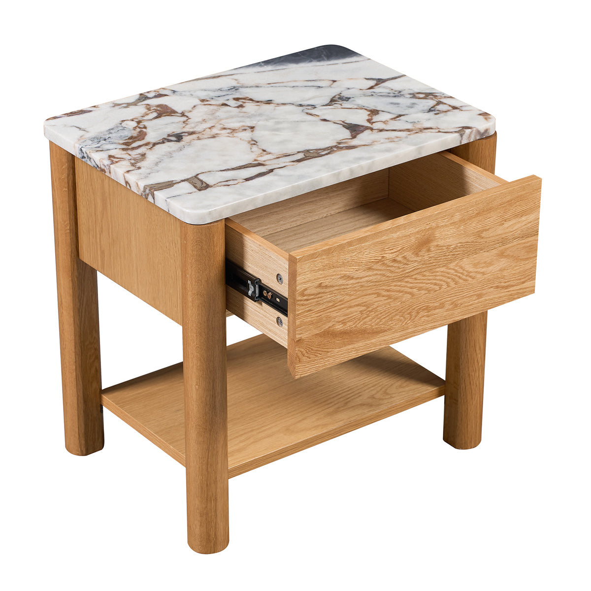 Camille Natural Stone Bedside Table