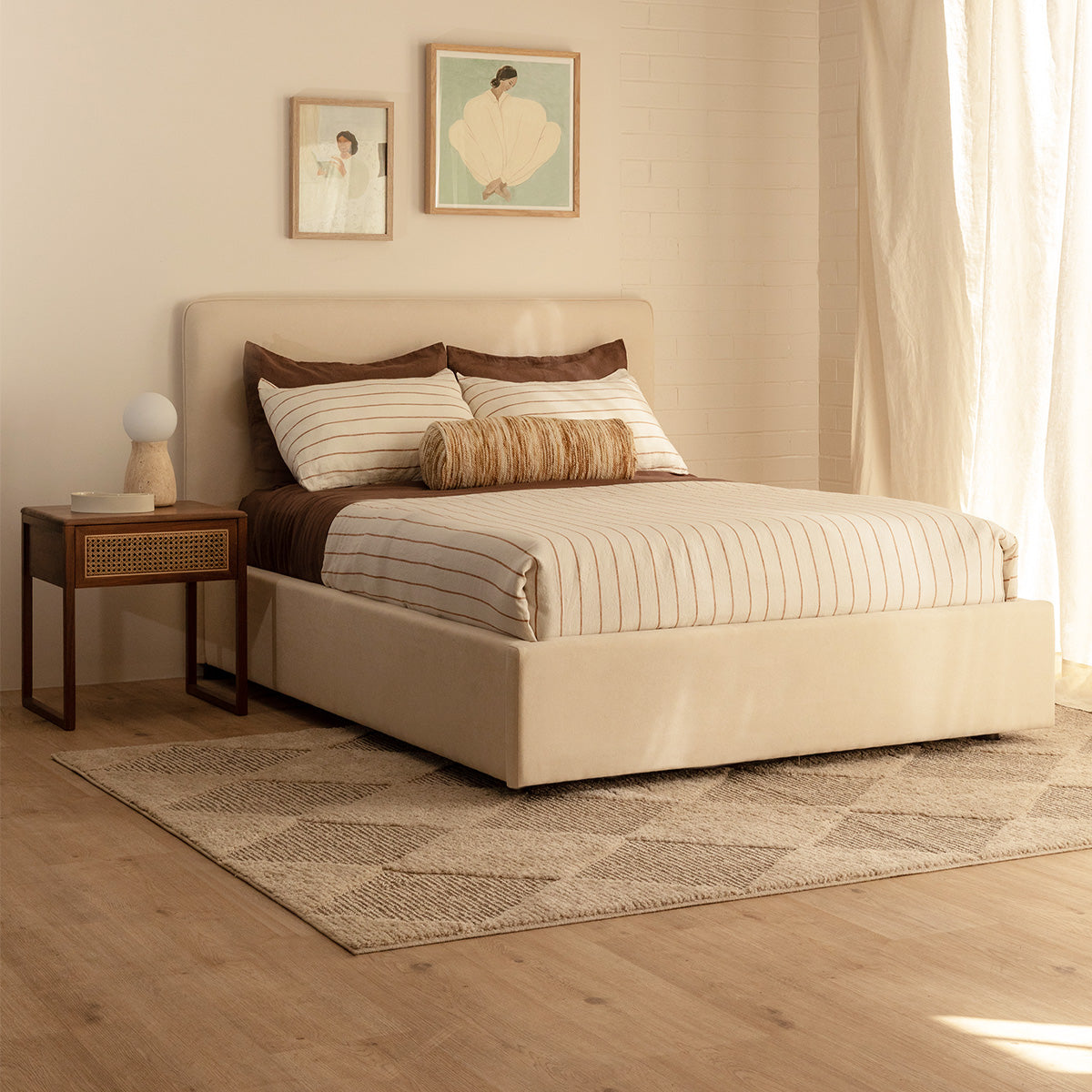 Dane Fabric Double Bed