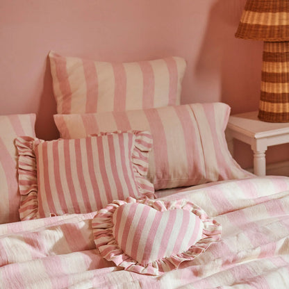 Candy Stripe Linen Pillowcases