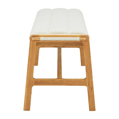 Aura Fabric Bench (Oak)