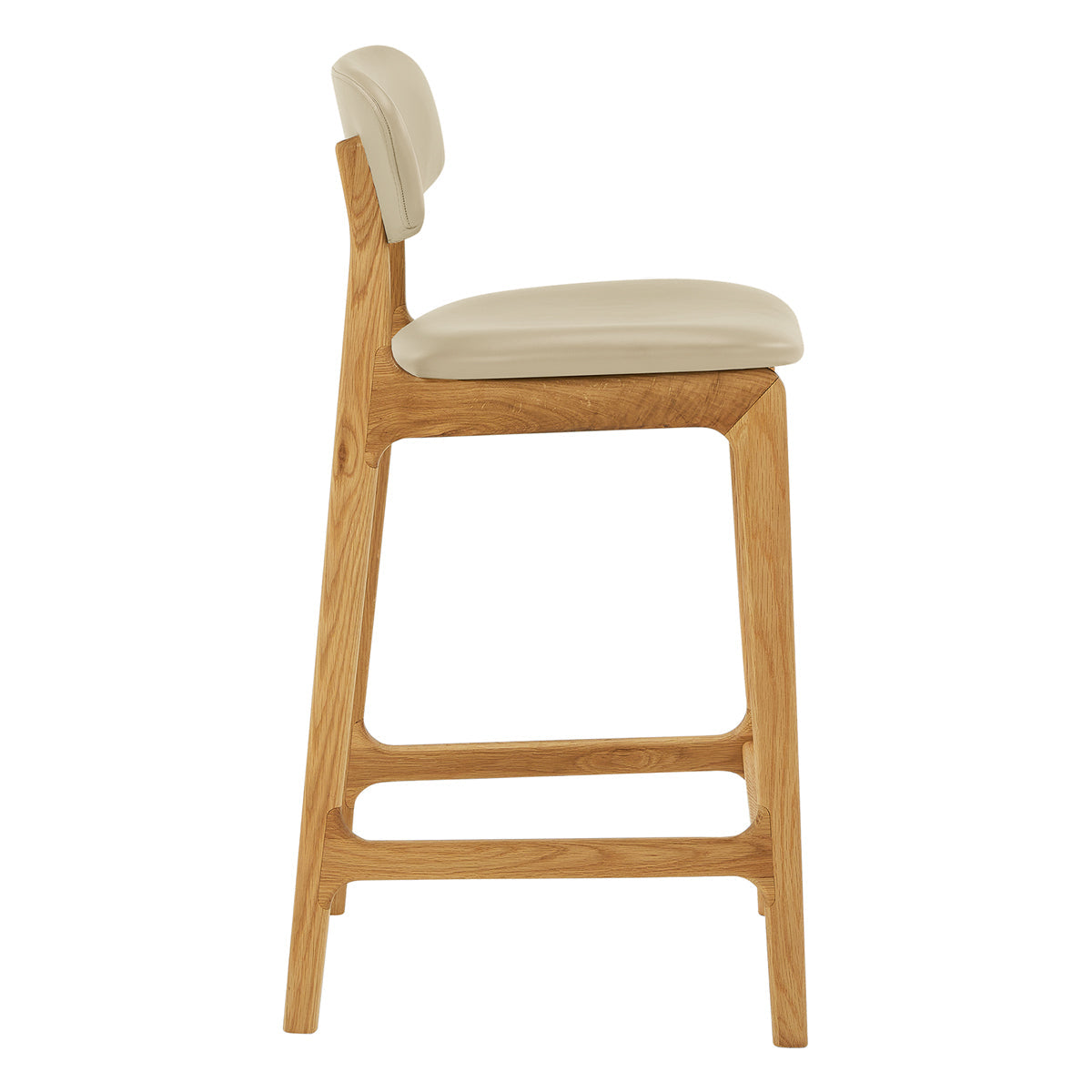 Alaska Leather Bar Stool