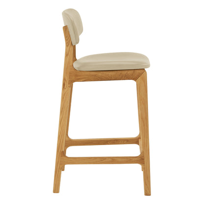 Alaska Leather Bar Stool
