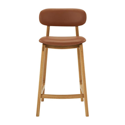 Alaska Leather Bar Stool